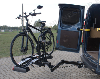 Wegdraaibare fietsendrager bus camper TurnSwing