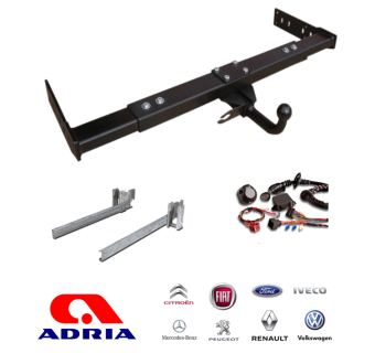 trekhaak Adria Compact GIT fiat ducato