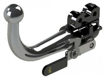 horizontaal afneembare trekhaak Jeep cherokee kopen zelf montage vaste kogel