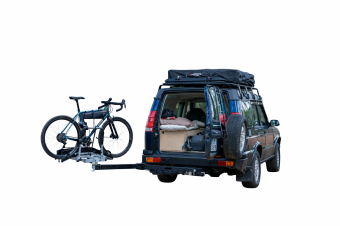 Skep Swing zwenksysteem geopend voor toegang tot achterklep