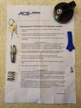 draaiknop trekhaak afneembaar acs