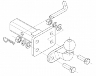 escalade cadillac trekhaak