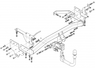 infiniti trekhaak afneembaar