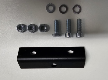 ZZ L-Profil zur Verstärkung der Verlängerungsstücke inkl. Schrauben und Muttern