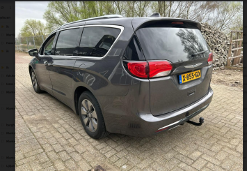 Trekhaak Chysler Pacifica minivan Speciaal Hybride vanaf 2016 – Verticaal afneembaar – Towbo Bars