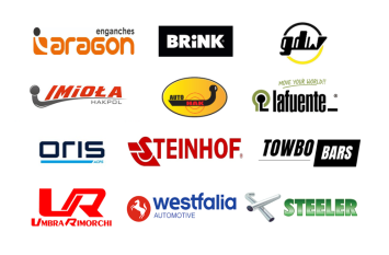 Trekhaak kogel Flenskogel met pin geschikt voor België voor voertuigen zonder trekgewicht