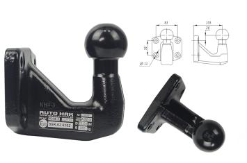 4 gats flenskogel trekhaak kogel verhoogd