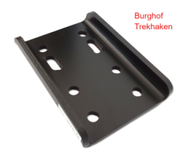 Trekhaak Afstelplaat universeel met goedkeuring EU voor 2 en 4 gats kogel verlagen of verhogen