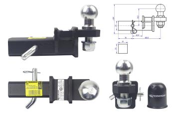 Trekhaak USA Adapter 50,8 x 50,8 blok inschuif 5611ZK-7 | Met RDW keuring
