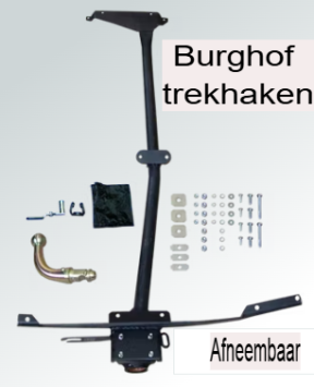 trekhaak Mercedes sl r107 w107 flenskogel type