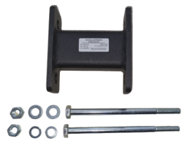 Trekhaak 2 gats verlengstuk universeel 75mm