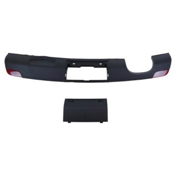 Achterbumper Audi A1 vanaf 8-2010 tot 2-2015 met trekhaak uitsparing voor dubbele uitlaat