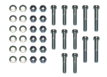 Schrauben- und Mutternsatz für Wendeplatte 4-Loch-Flanschkugel