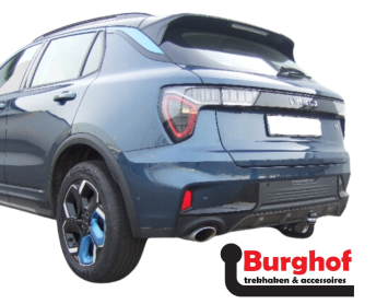 Trekhaak voor de Lynk en Co verticaal afneembaar te verkrijgen bij Burghof trekhaken