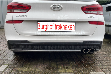 Trekhaak Hyundai i30 stationwagen PD vanaf 2020 speciaal voor N-line – Verticaal afneembaar – Towbo Bars