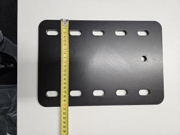 trekhaak montage platen afstelplaten