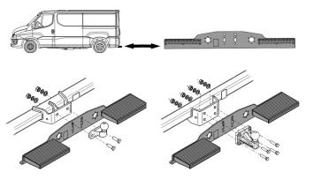 trekhaak opstaptrede camper