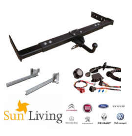 trekhaak sun living camper voor half-integraal of alkoof