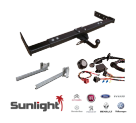 trekhaak sunlight camper ford chassis onderstel