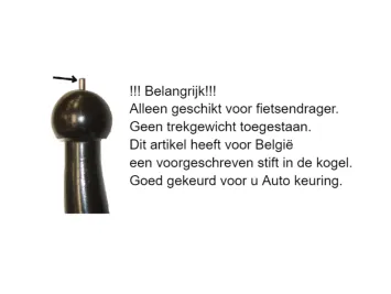 Trekhaak BMW 8 serie G14 F91 Cabrio voor Fietsendrager Bouwjaren vanaf 2018 Verticaal afneembaar België