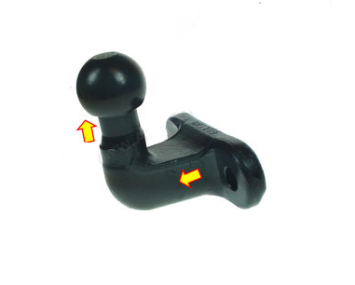 2 gaats flenskogel verhoogde voor fietsendrager